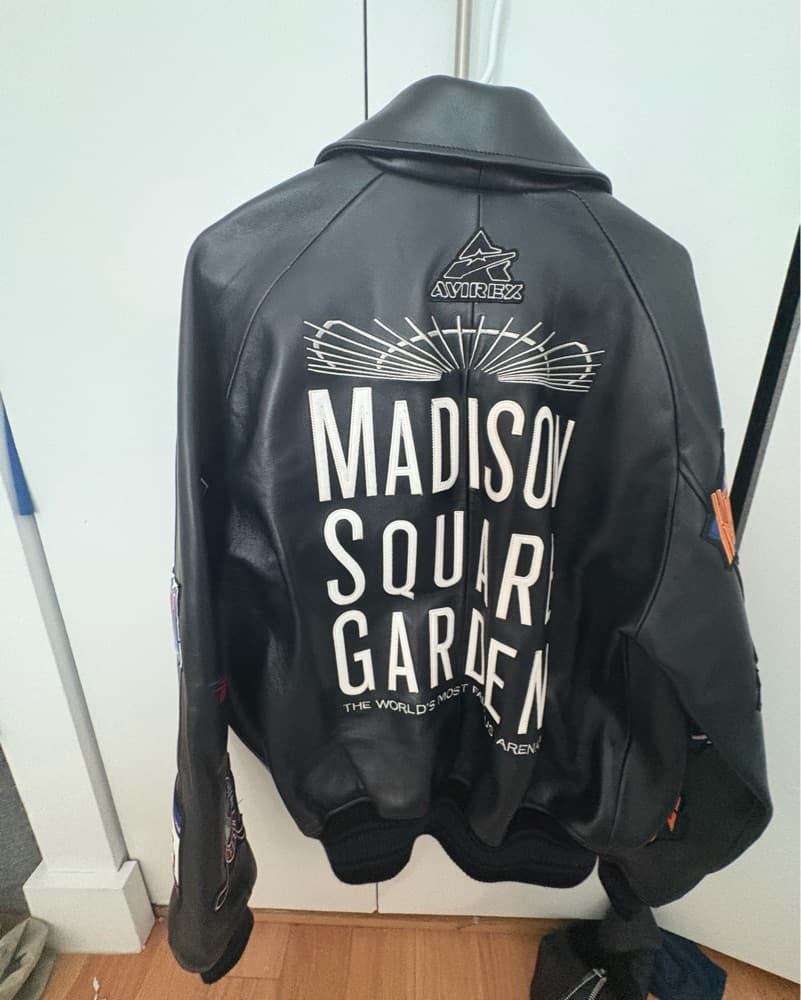 real Kith knicks/rangers leather jacket - Image 3