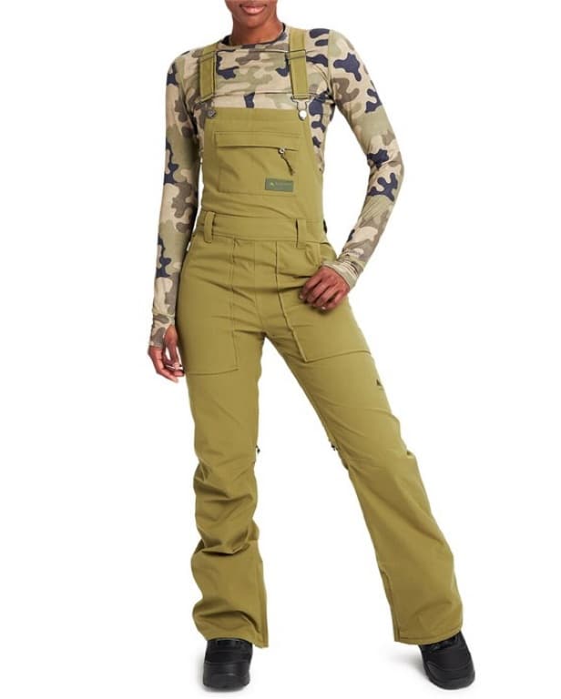 Burton Avalon Bib Pants - Martini Olive - Image 5