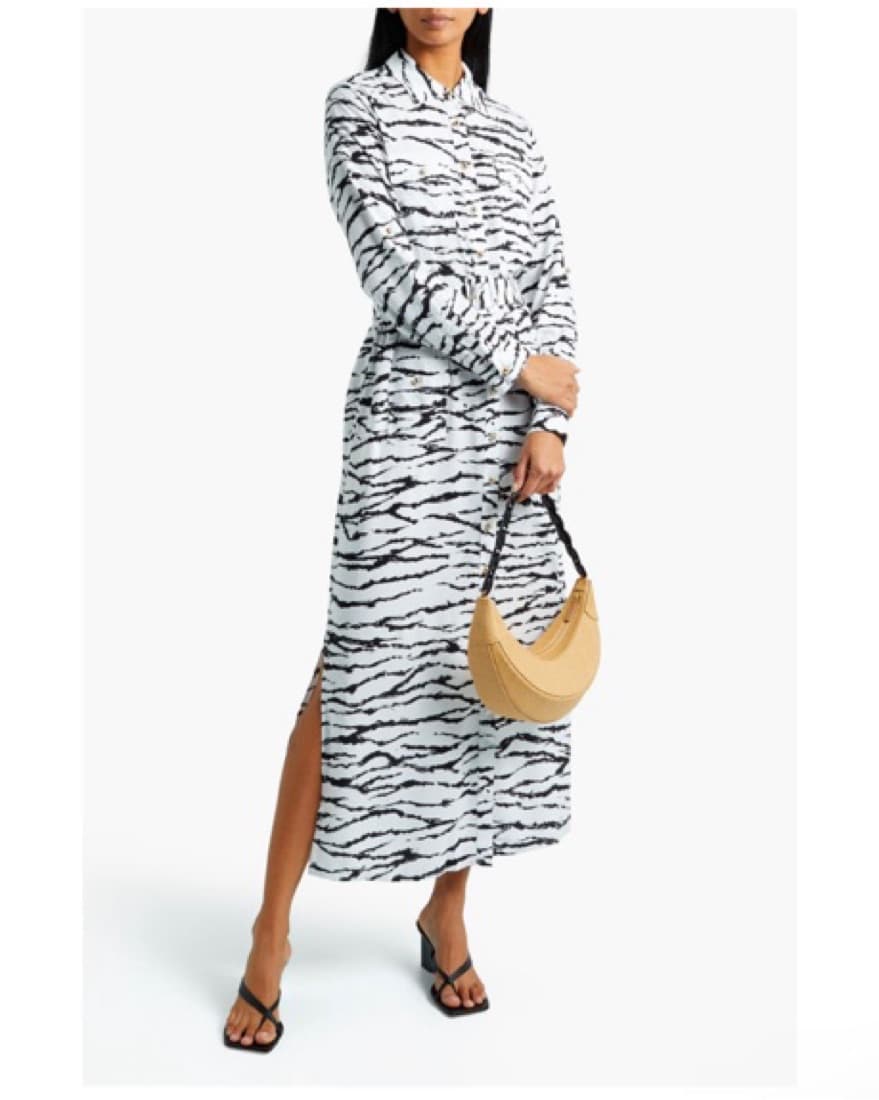 Zebra Print Maxi Dress - Melissa Odabash - Image 1