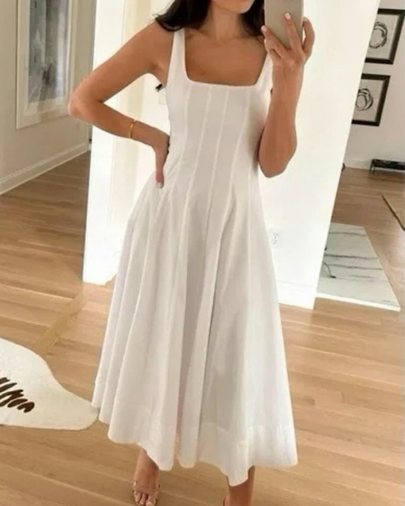 Staud Wells Midi Dress - Image 5