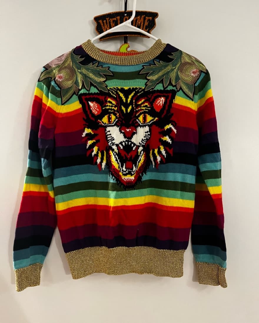 Gucci Sweater Rainbow Tiger - Image 1