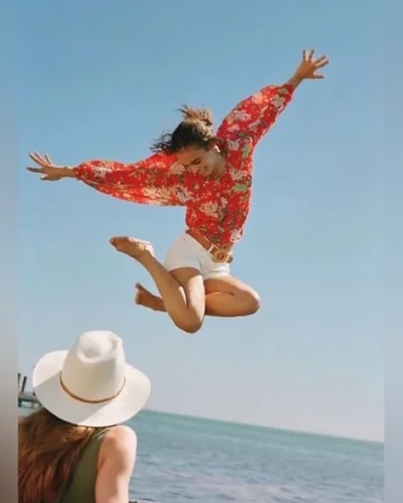Maeve by Anthropologie Lake House Red Fl - Image 3