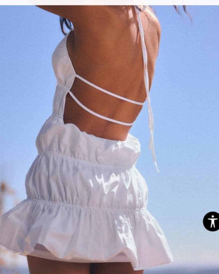 Ruffle Mini Dress - Image 2