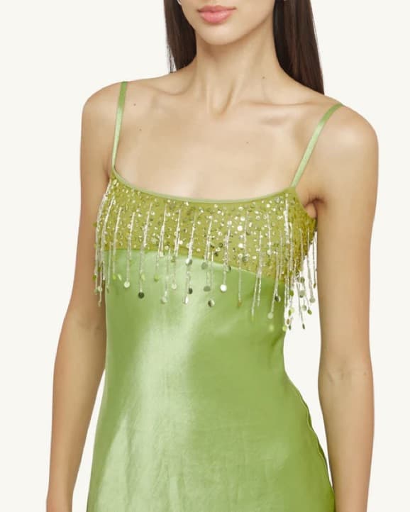Asta Resort Yasmin Chartreuse Dress - Image 5