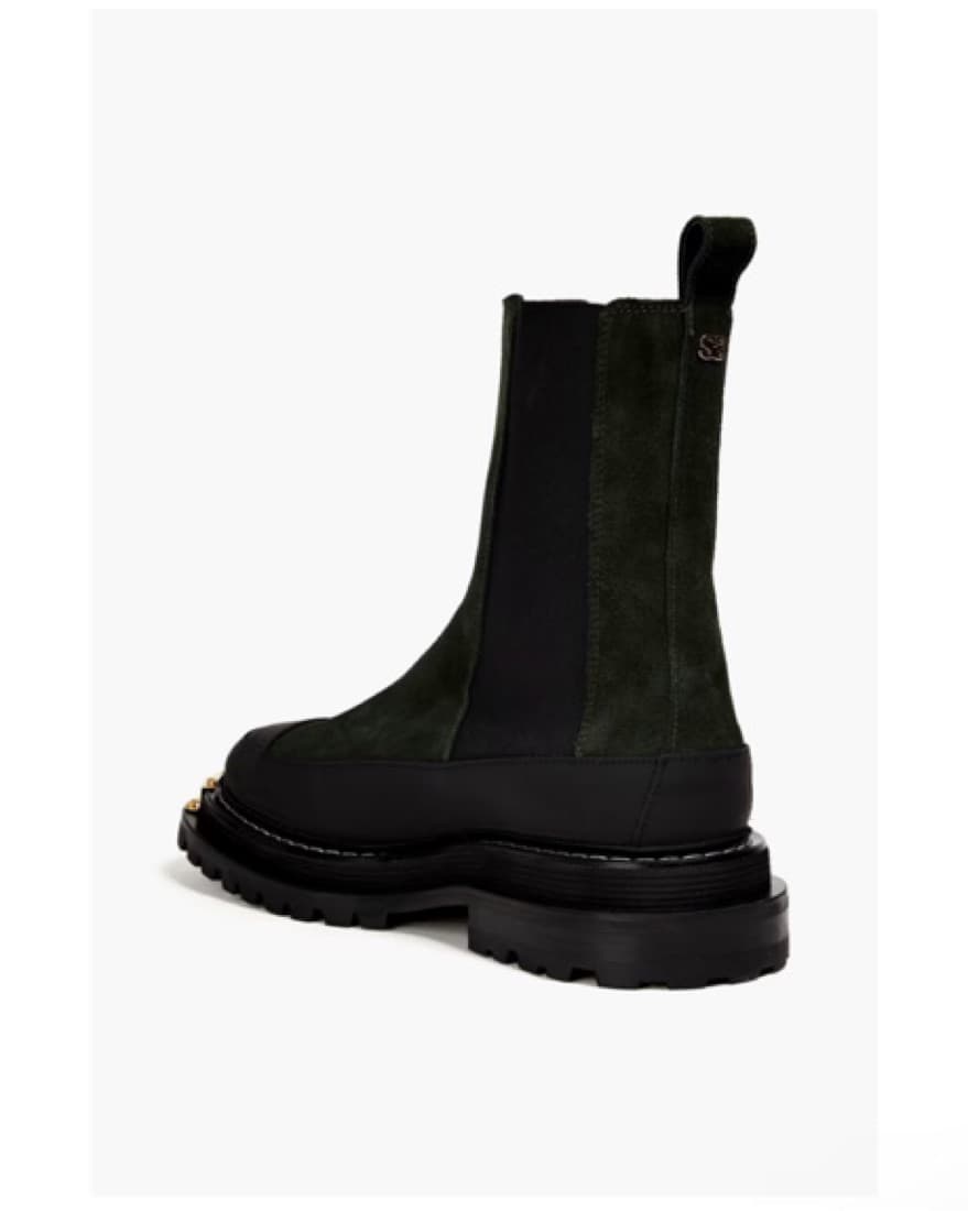 Sandro Suede Leather Chelsea Boots - Image 4