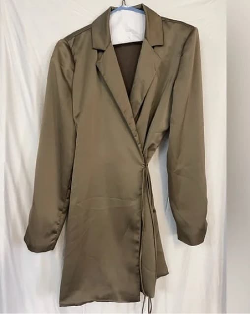 Silky Blazer Dress - Image 2