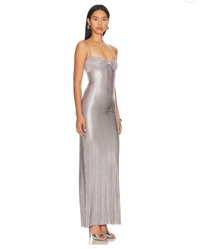 Lovers And Friends Mya Gown Silver  - Image 3