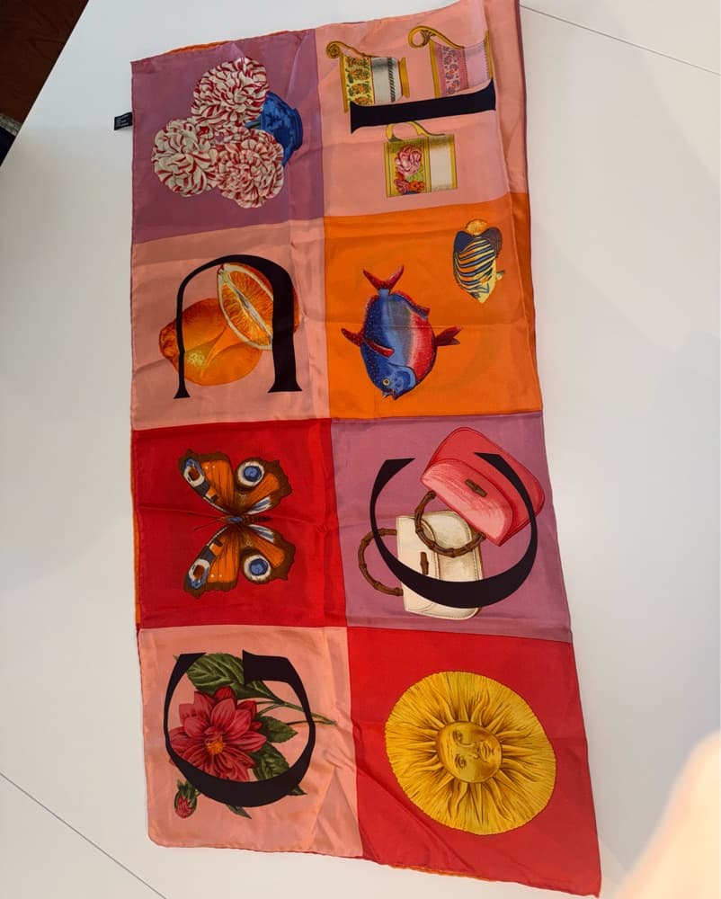 Gucci Silk Scarf - Image 4