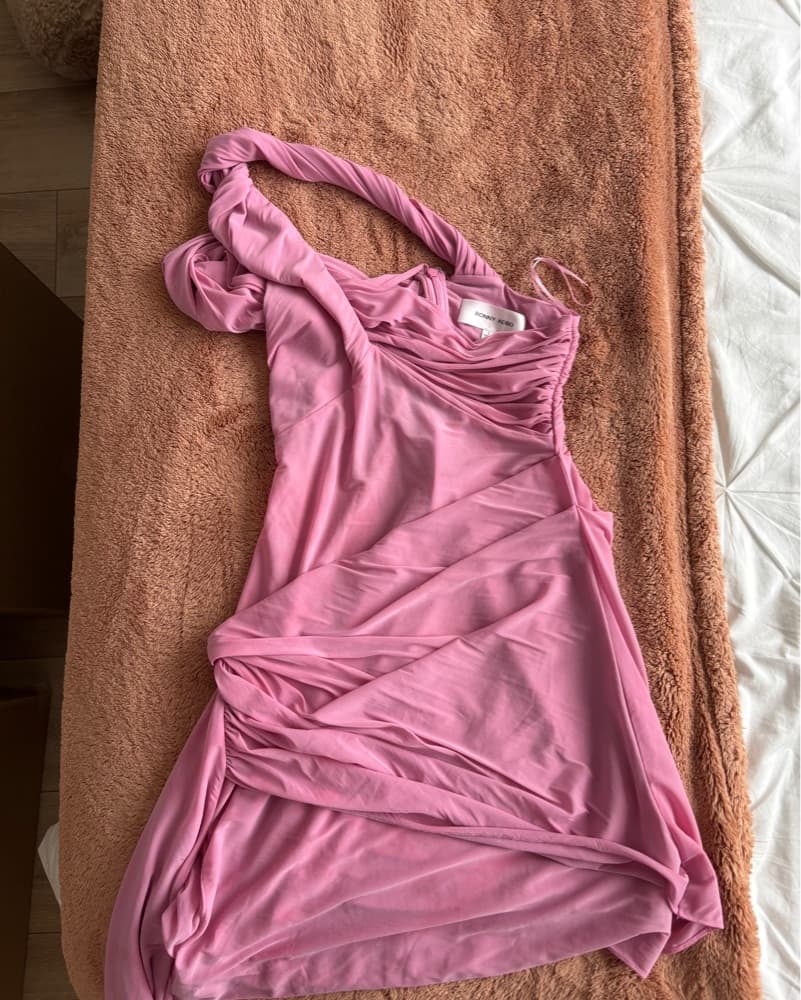 Ronny Kobo Pink Izel Dress Size Small  - Image 4