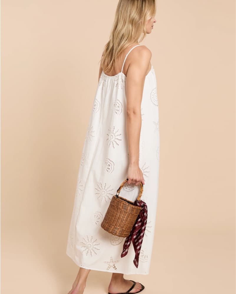 Ethereal Embroidered Midi Dress - Image 2