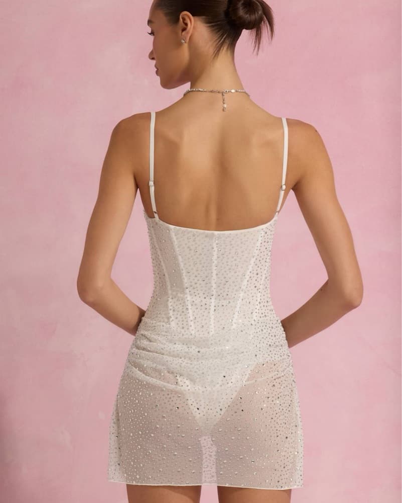 Oh Polly Sparkling Sequin Dress - Image 2