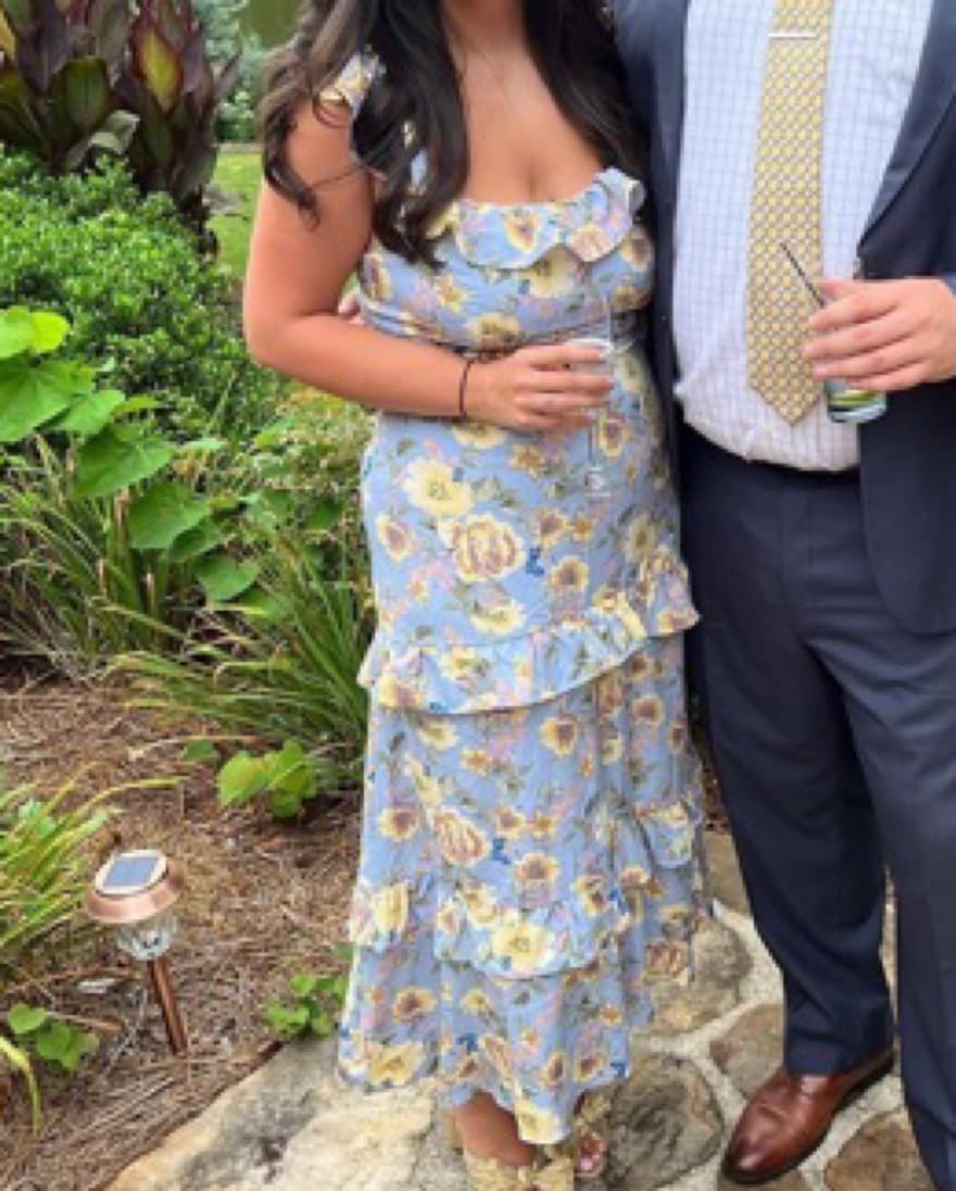 ASTR Floral Maxi Dress - Image 4