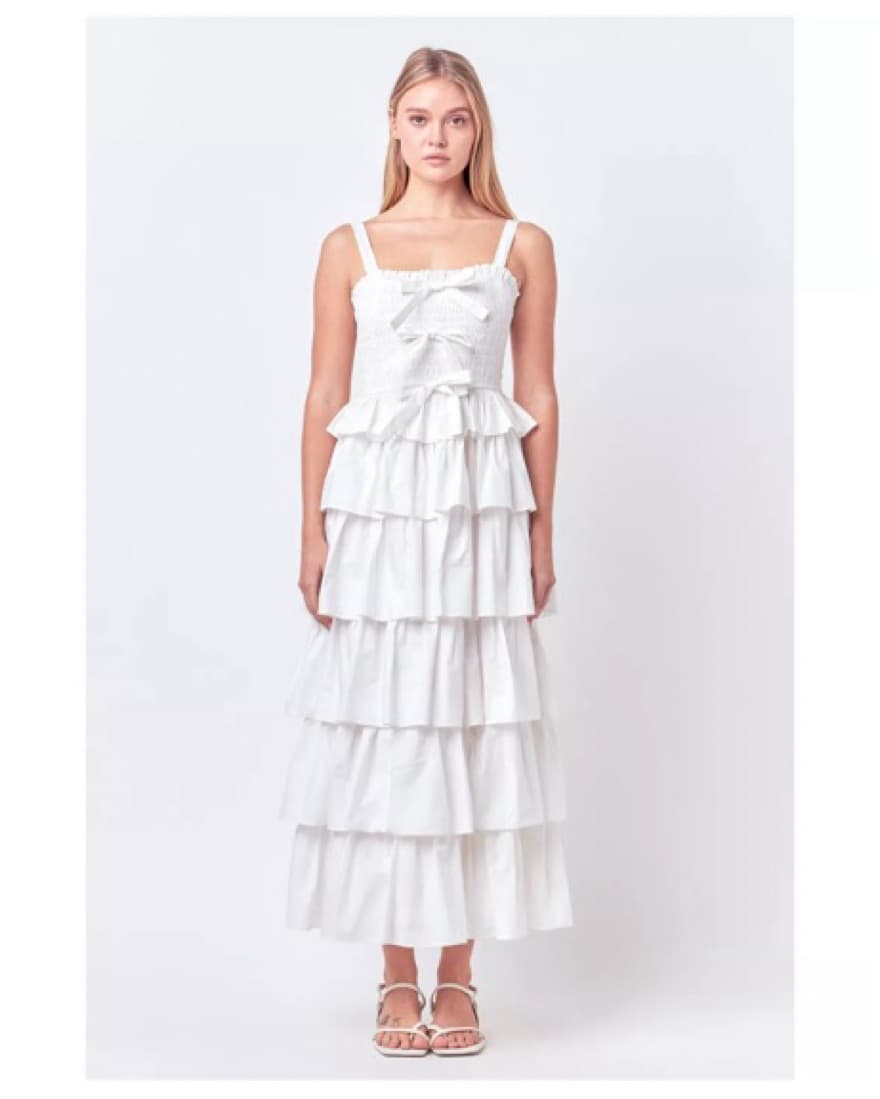 Women's Ruffle Tiered Maxi Dress  - Image 4