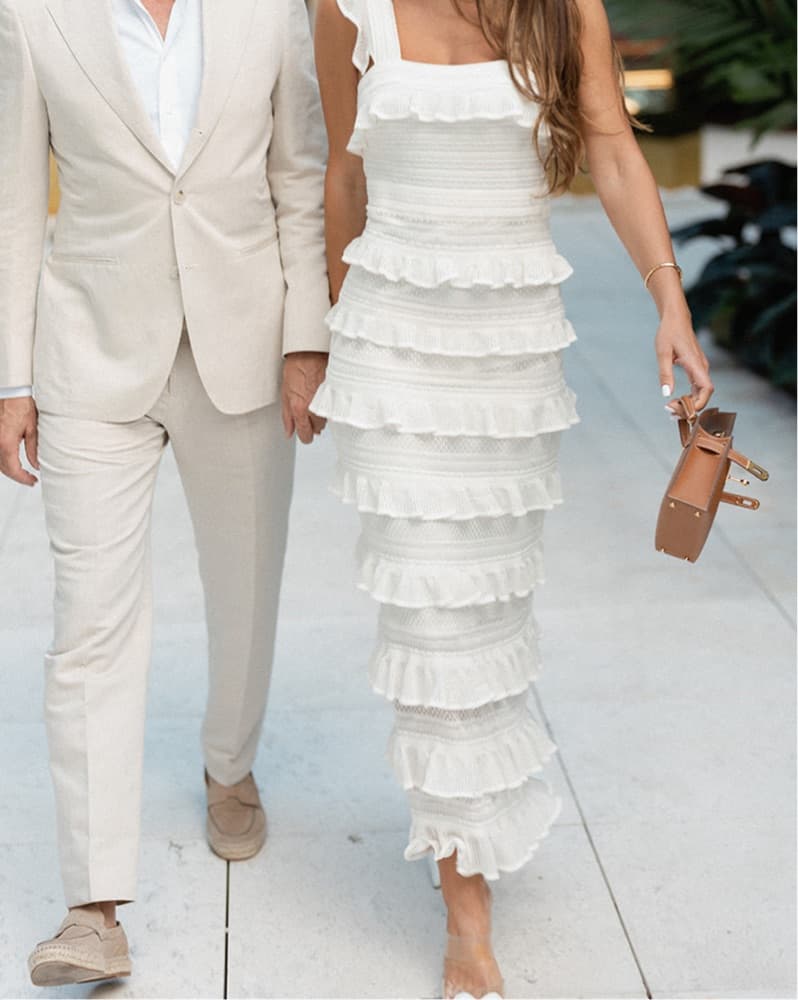 Zimmermann Lace Frill Dress - Image 4