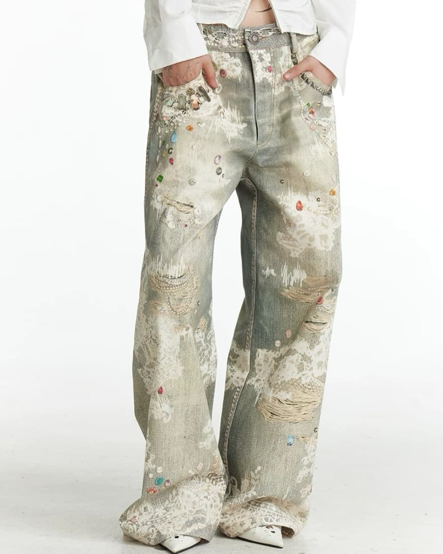 Light Wash Jeans  - Image 1