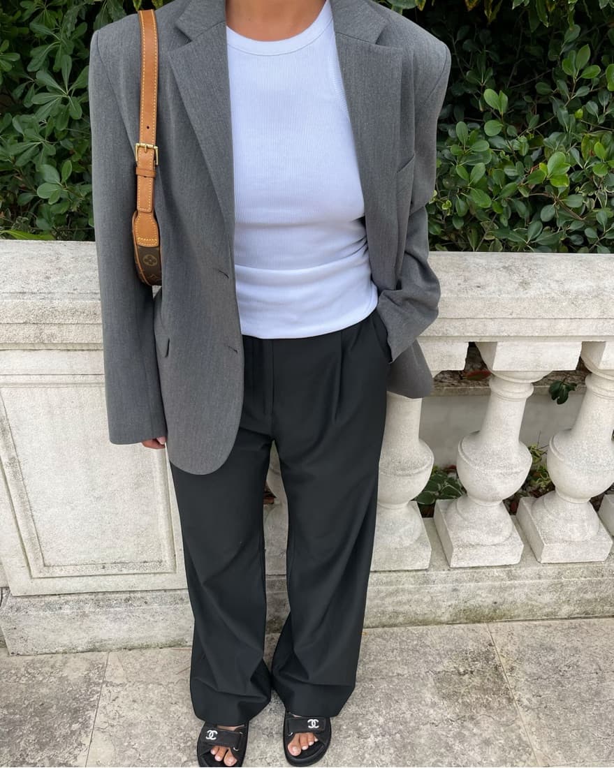 Djerf Avenue Gray Blazer - Image 1