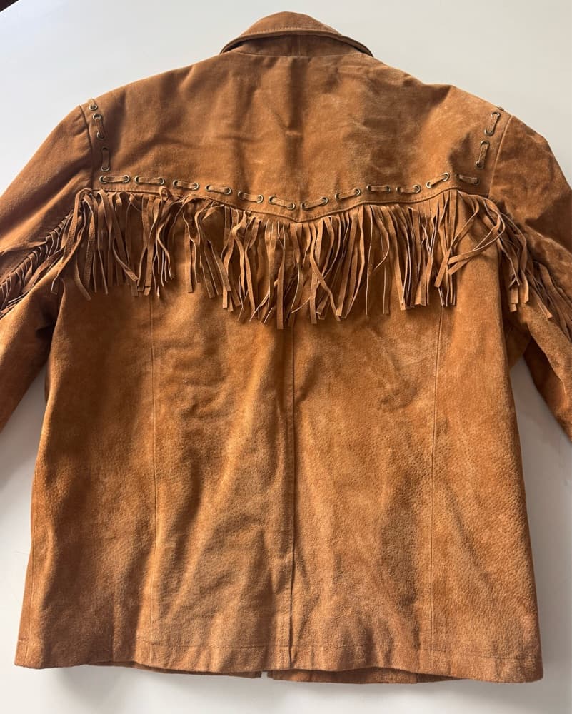 Fringed Suede Jacket - Image 3