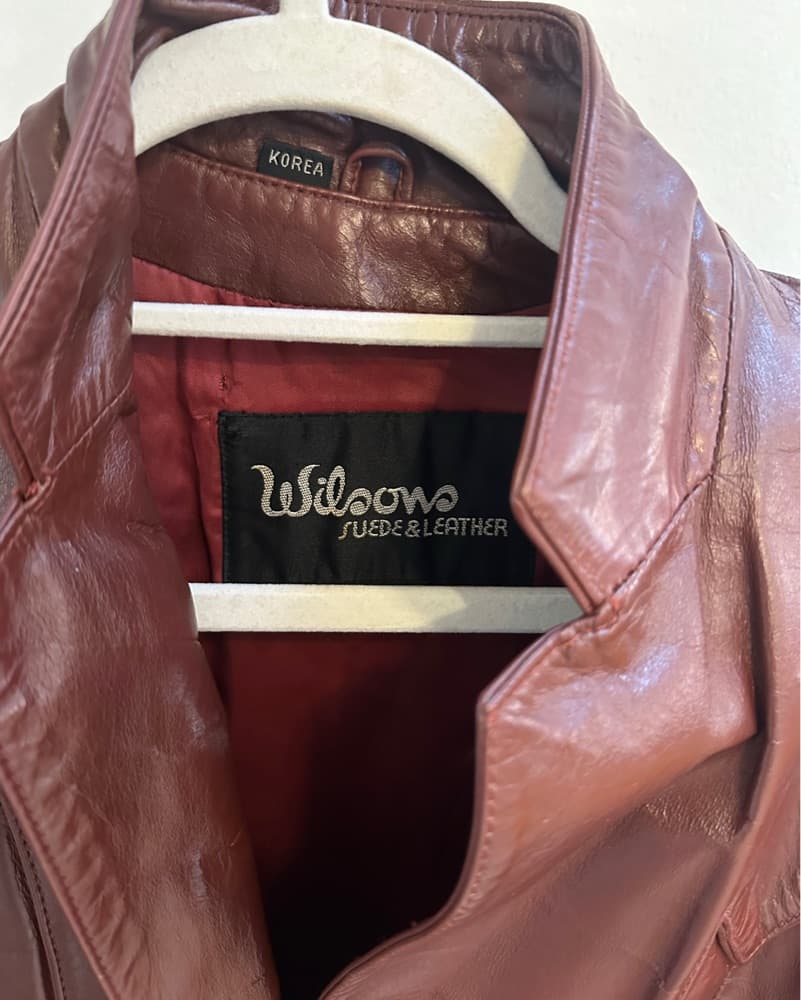 Wilson Vintage RedLeather Jacket - Image 4