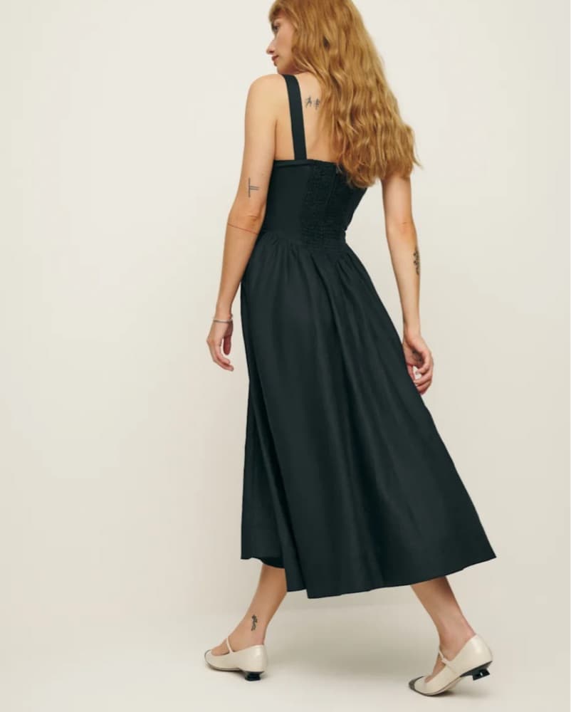 Black Revolve Linen Dress - Image 2