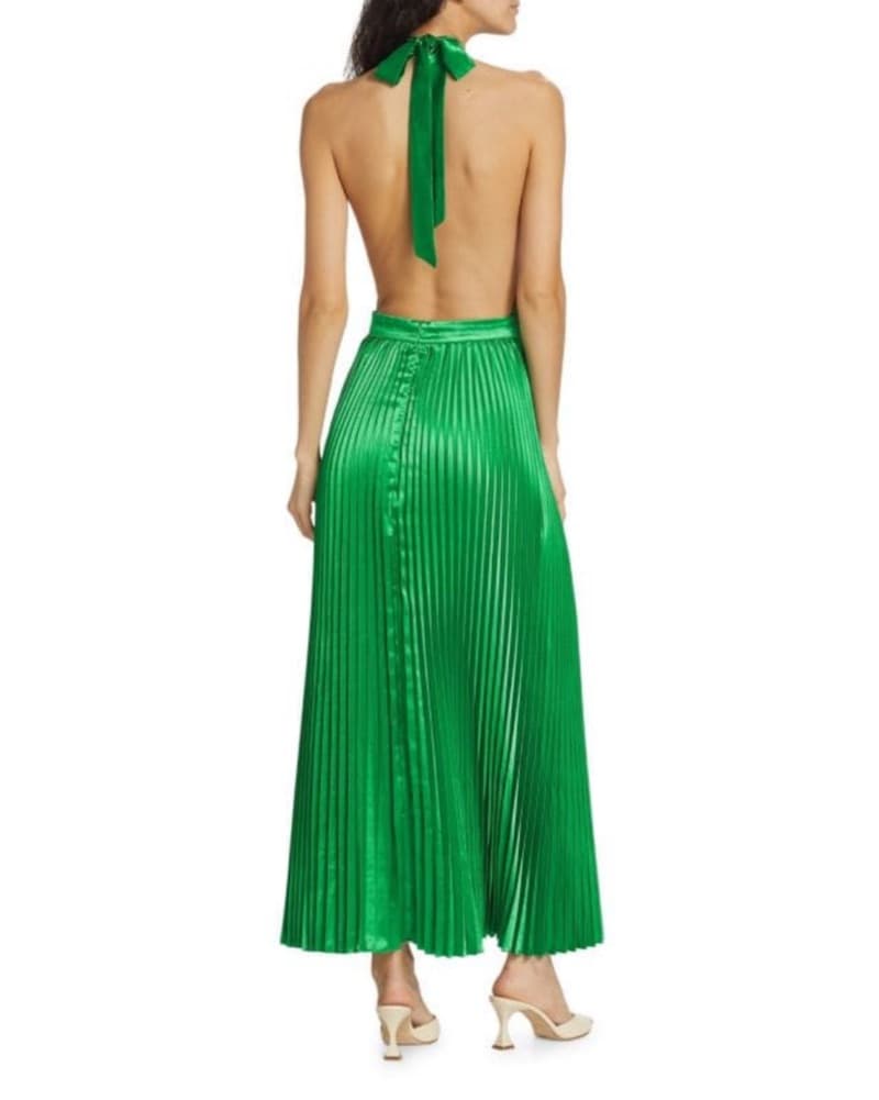 Renaissance Sleeveless Pleated Gown - Image 2