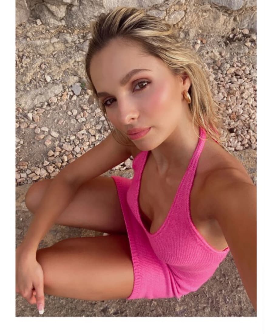 Princess Polly Pink Halter Dress - Image 2