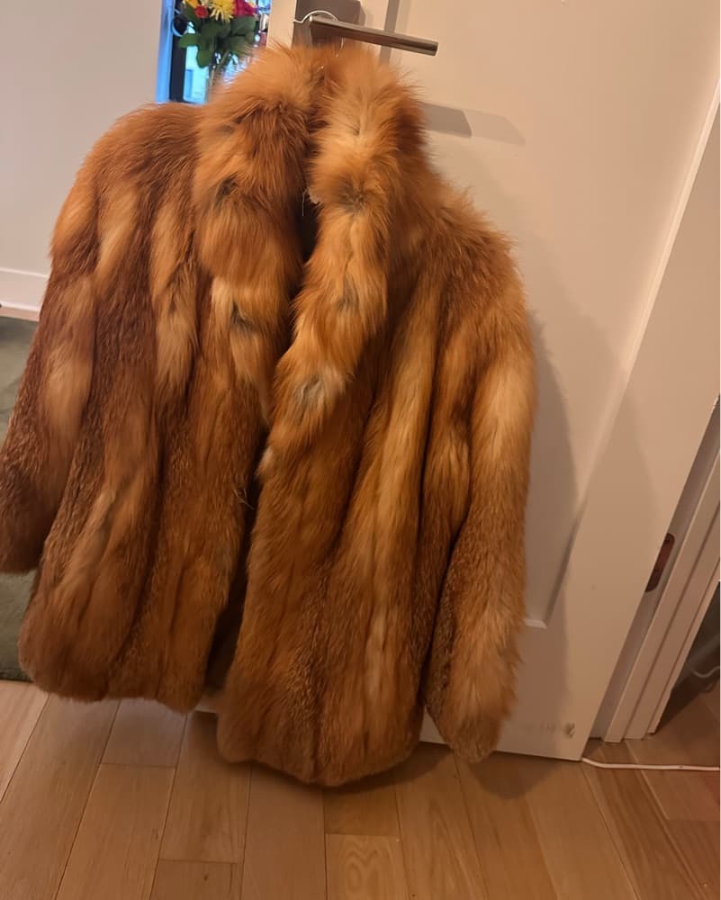 Genuine Vintage fox Fur Jacket - Image 2