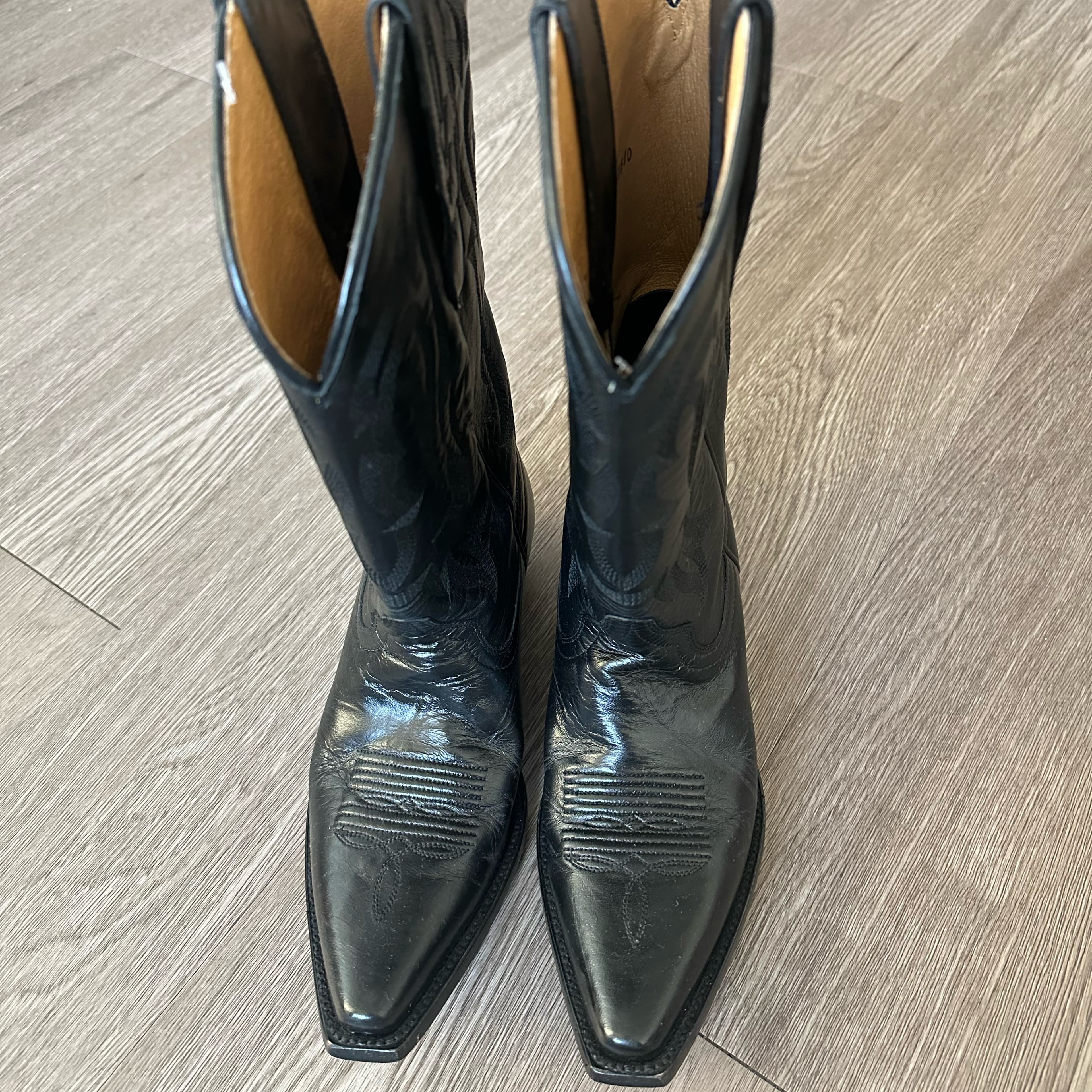 Boot Barn Black Cowboy Boots - Image 5