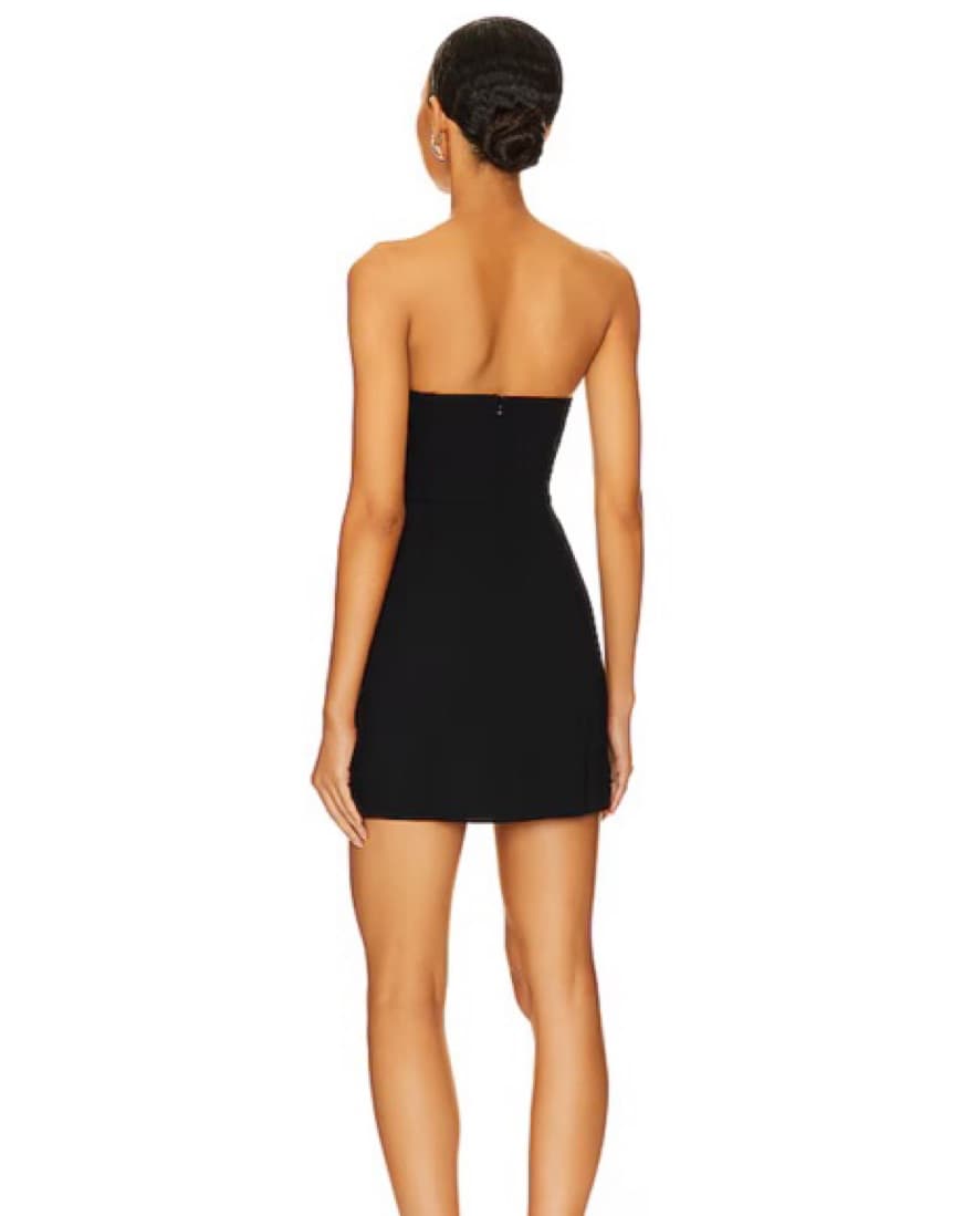 Amanda Uprichard Black Mini Dress - Image 2