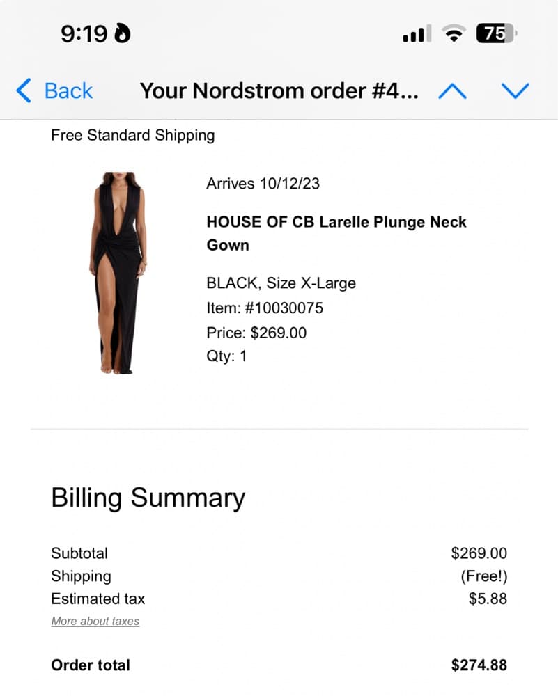 House Of CB Larelle Plunge Neck Gown - Image 4