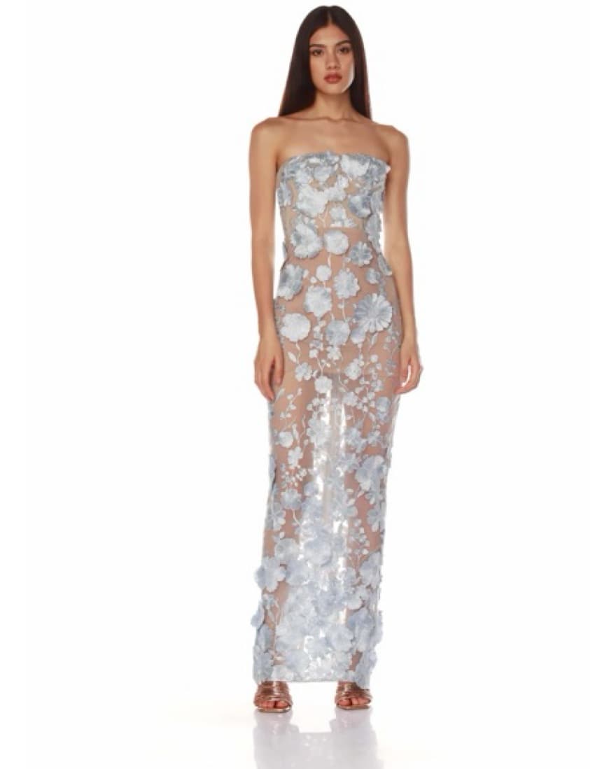 Bronx And Banco Jasmine Blue Dress - Image 1