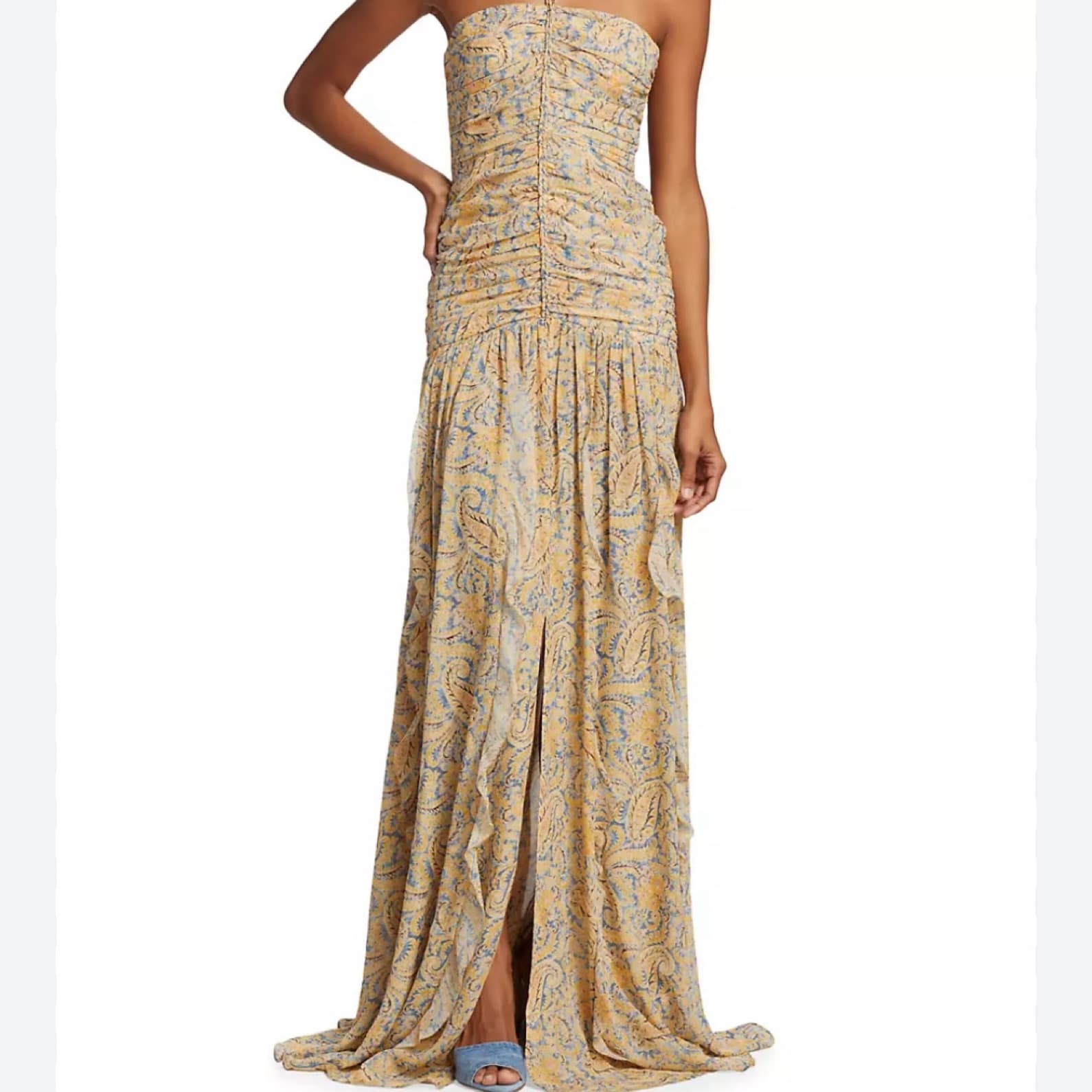 Veronica Beard Lucine Halter Maxi Dress - Image 1