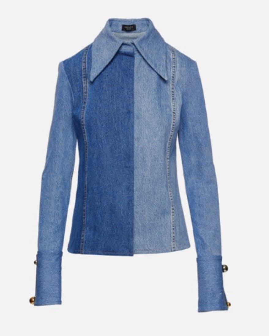 Awake Mode Denim Jacket Blazer S/M - Image 6