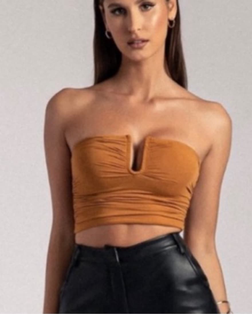 Meshki Leah Strapless Square Neck Top - Image 1
