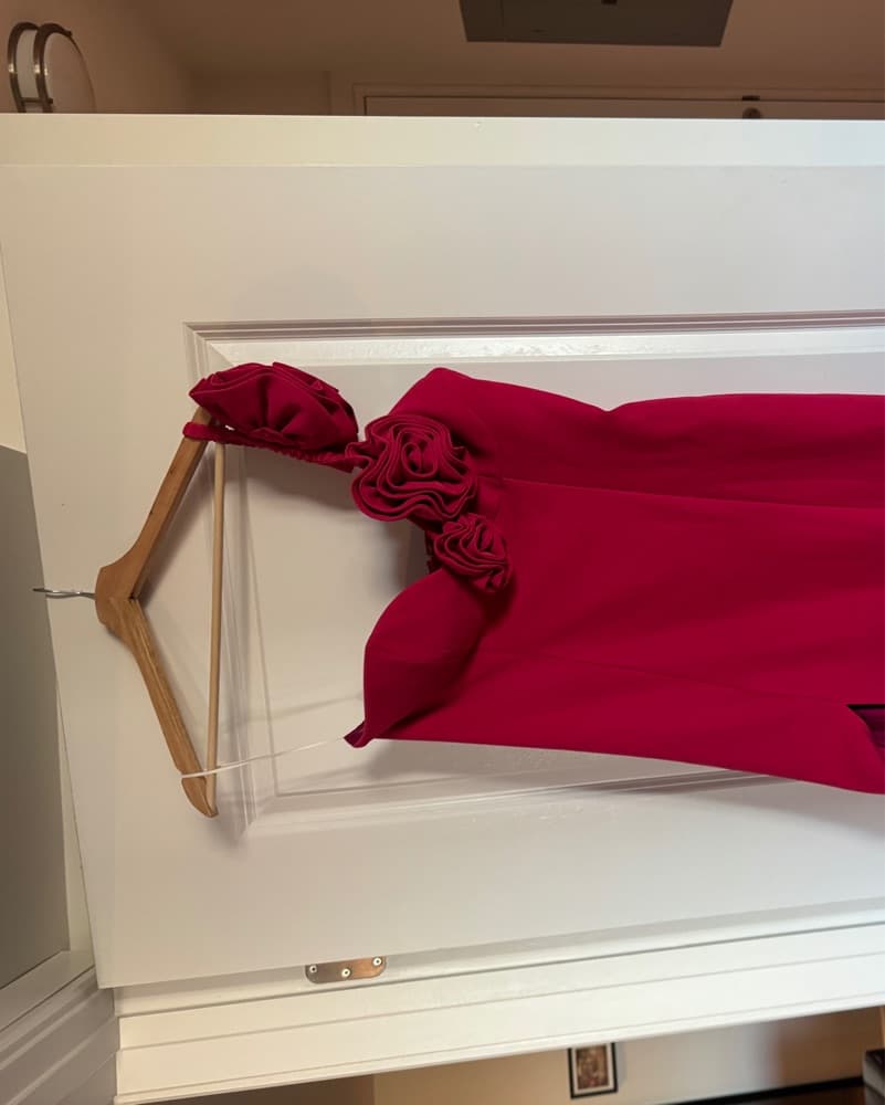Wolf Gang Flores Midi Dress Pink - Image 6