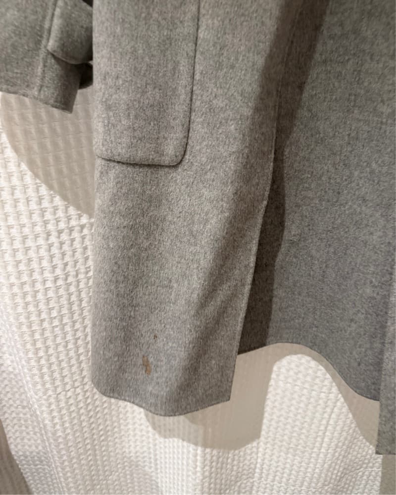 Chic Gray Wool Coat - Theory - Image 2