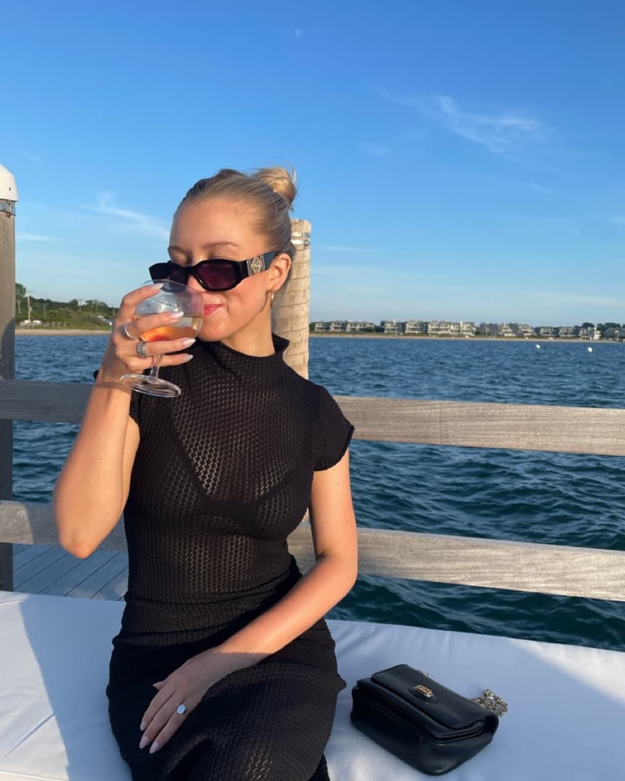 Black See Through Zara Midi Dress - Image 2