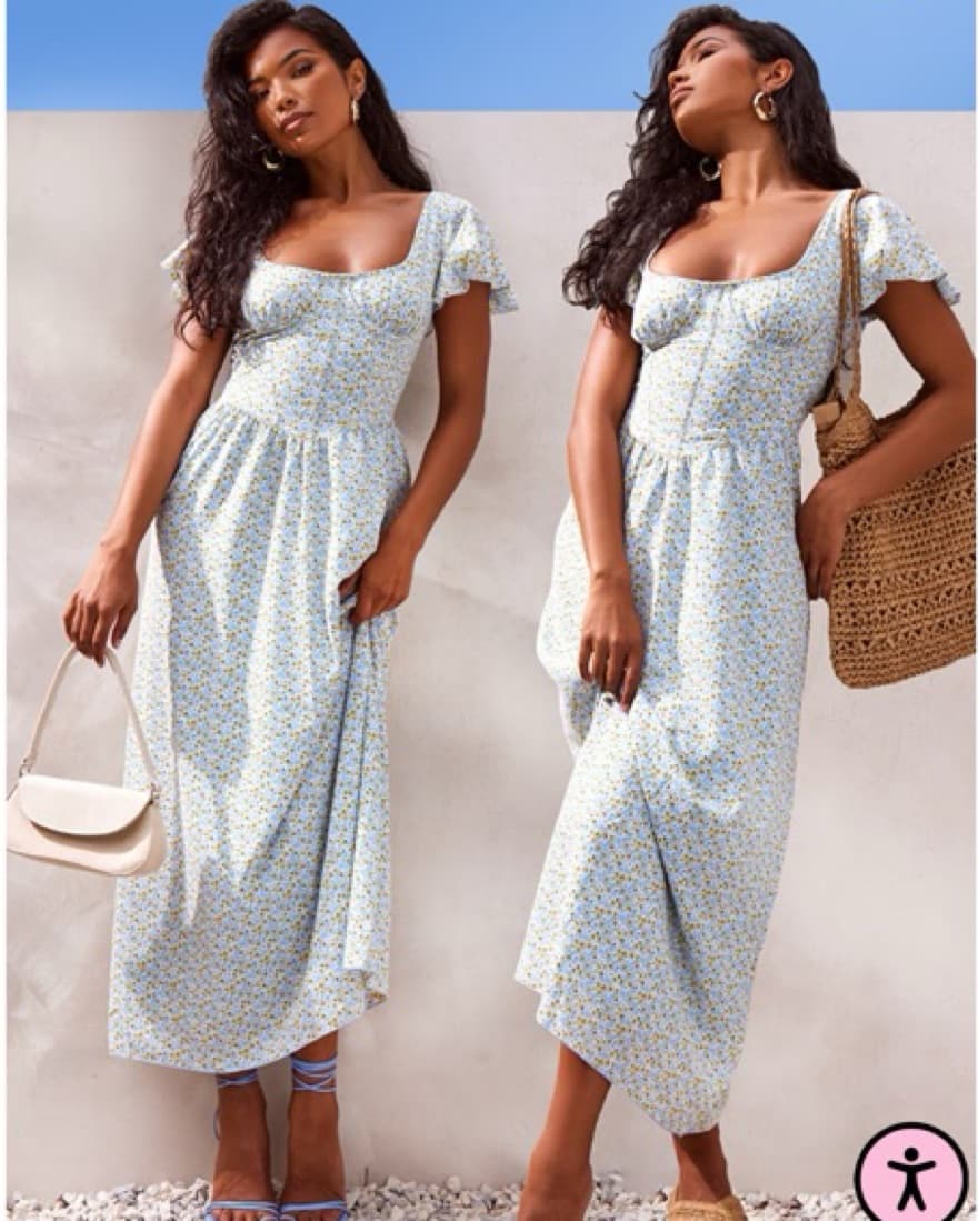 Princess Polly Blue Dress - Image 1