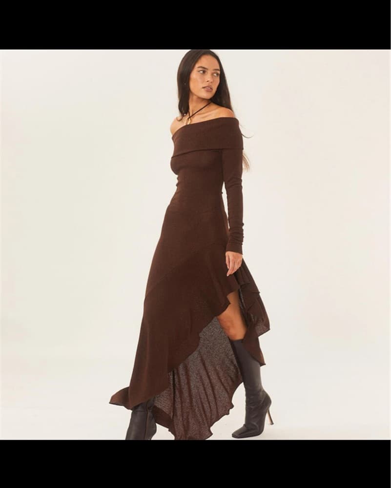 Arcina Ori Brown Bella Dress - Image 1
