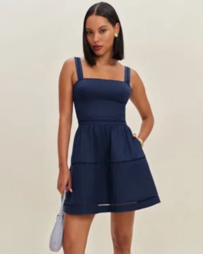 Reformation Everett Mini Dress Sz 4 - Image 1