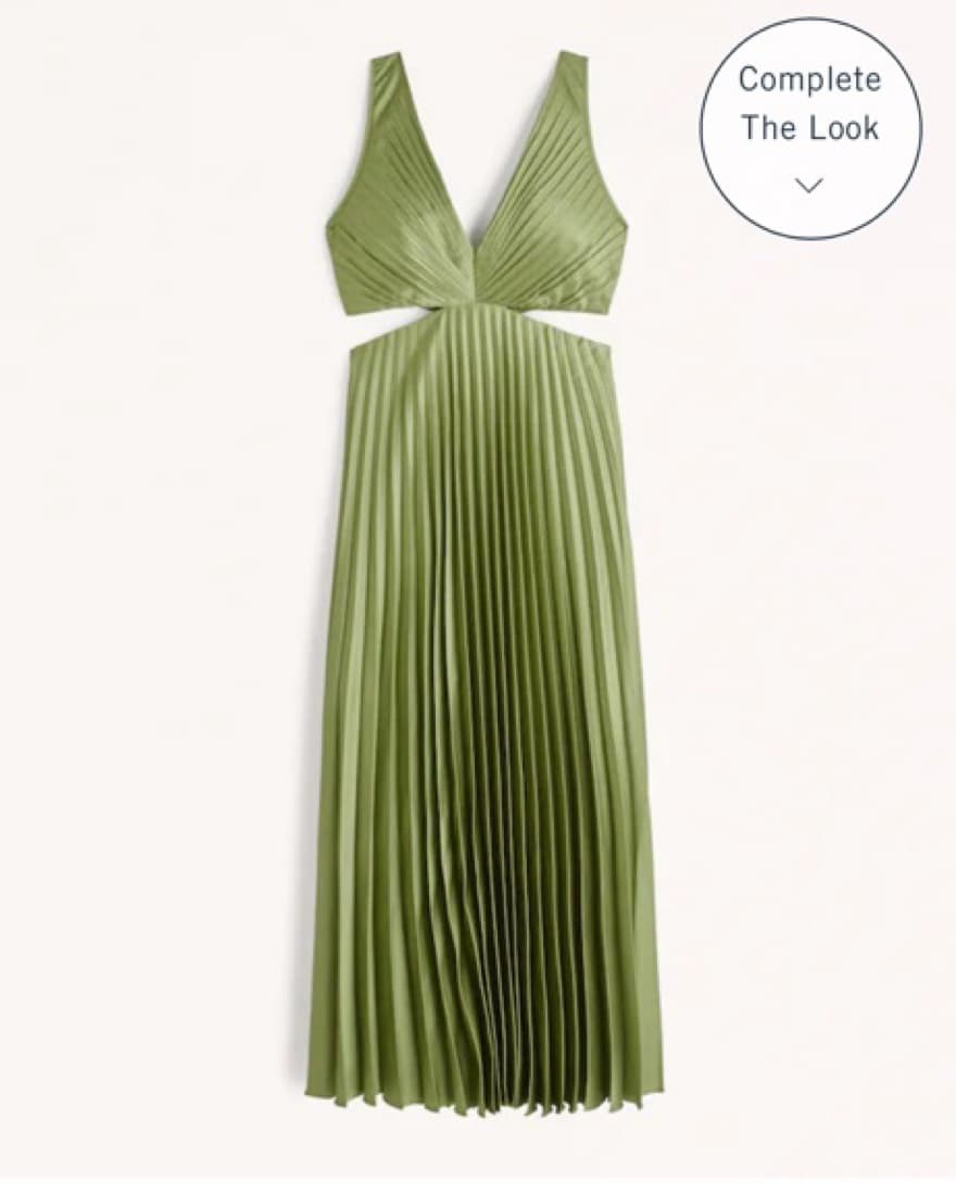 Abercrombie Giselle Pleated Cutout Maxi  - Image 1