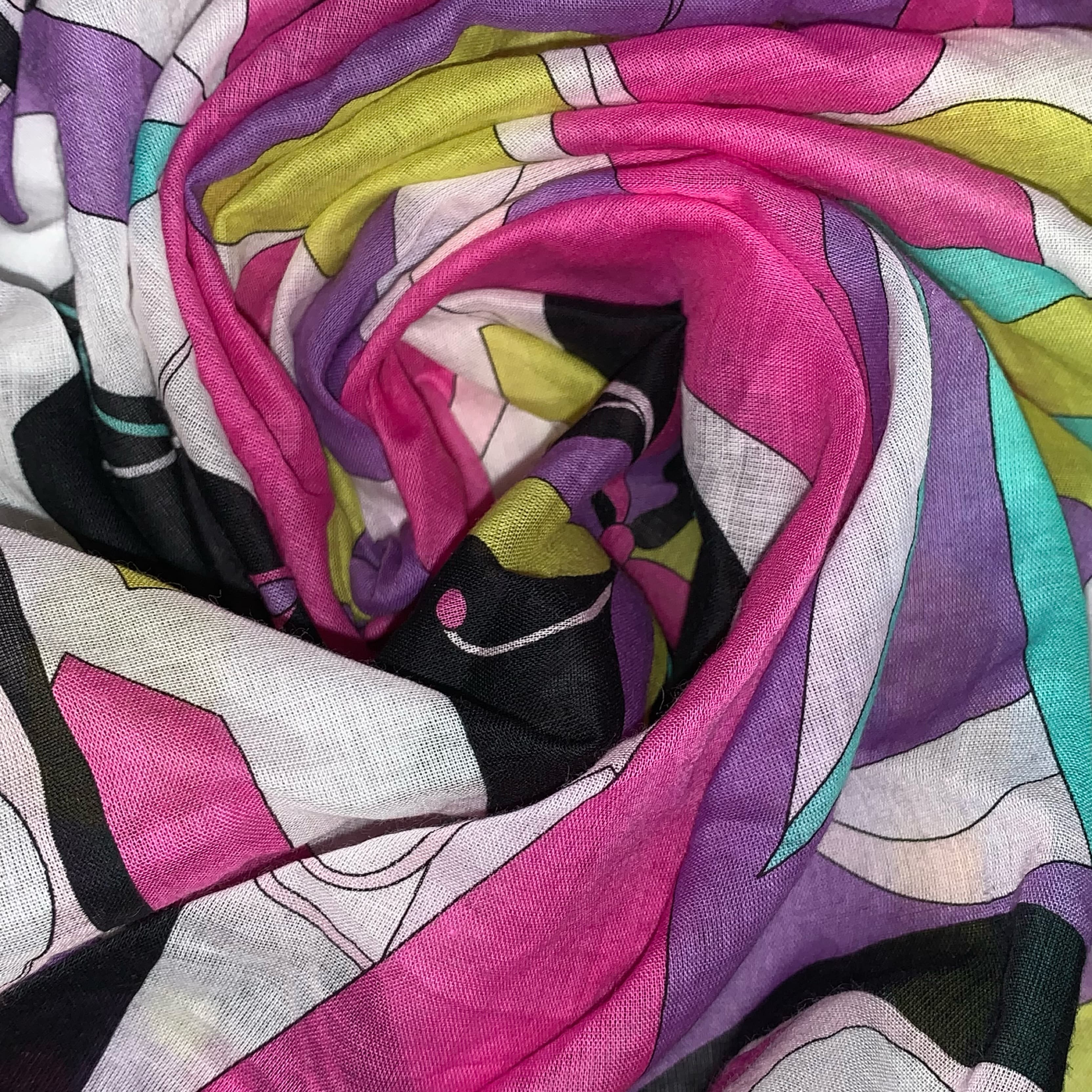 EMILIO PUCCI cotton gauze print SCARF - Image 1