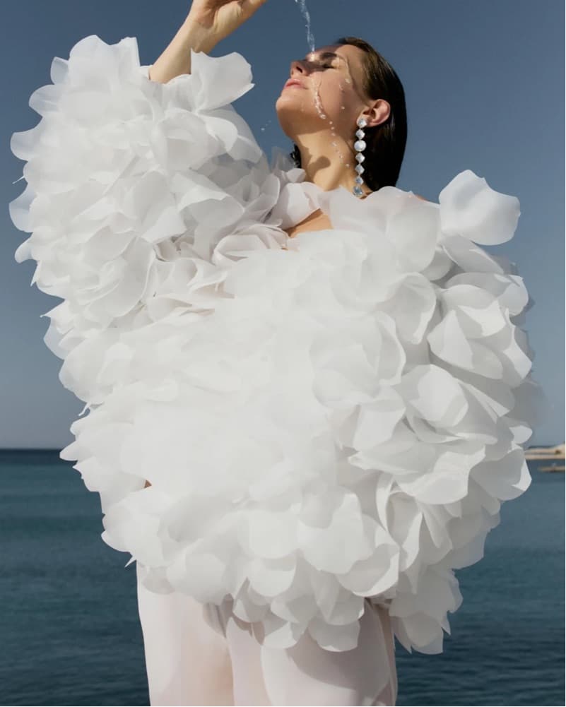 Lucia Flower Bomber in White - Image 3