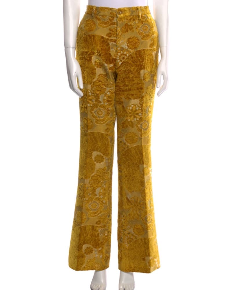 Etro Floral Print Wide Leg Pants - Image 1
