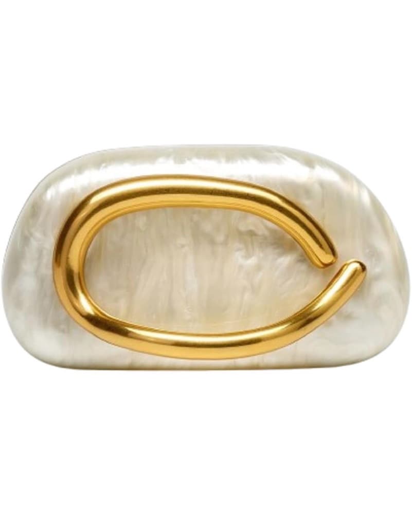 Pearly Elegance Clutch Purse - Image 1