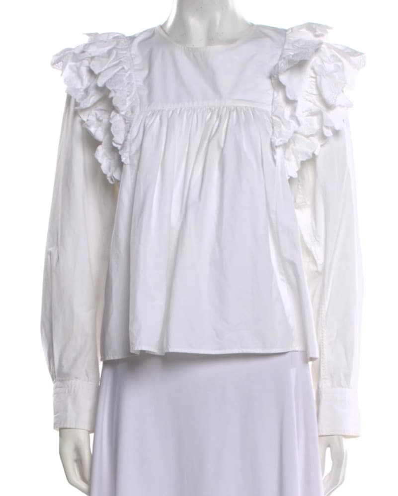Isabel Marant Etoile White Blouse - Image 2