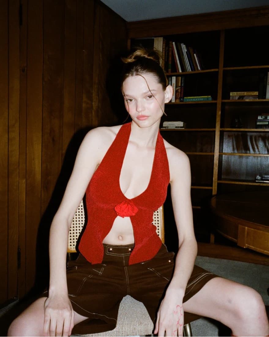 With Jean Rose Top   - Image 3