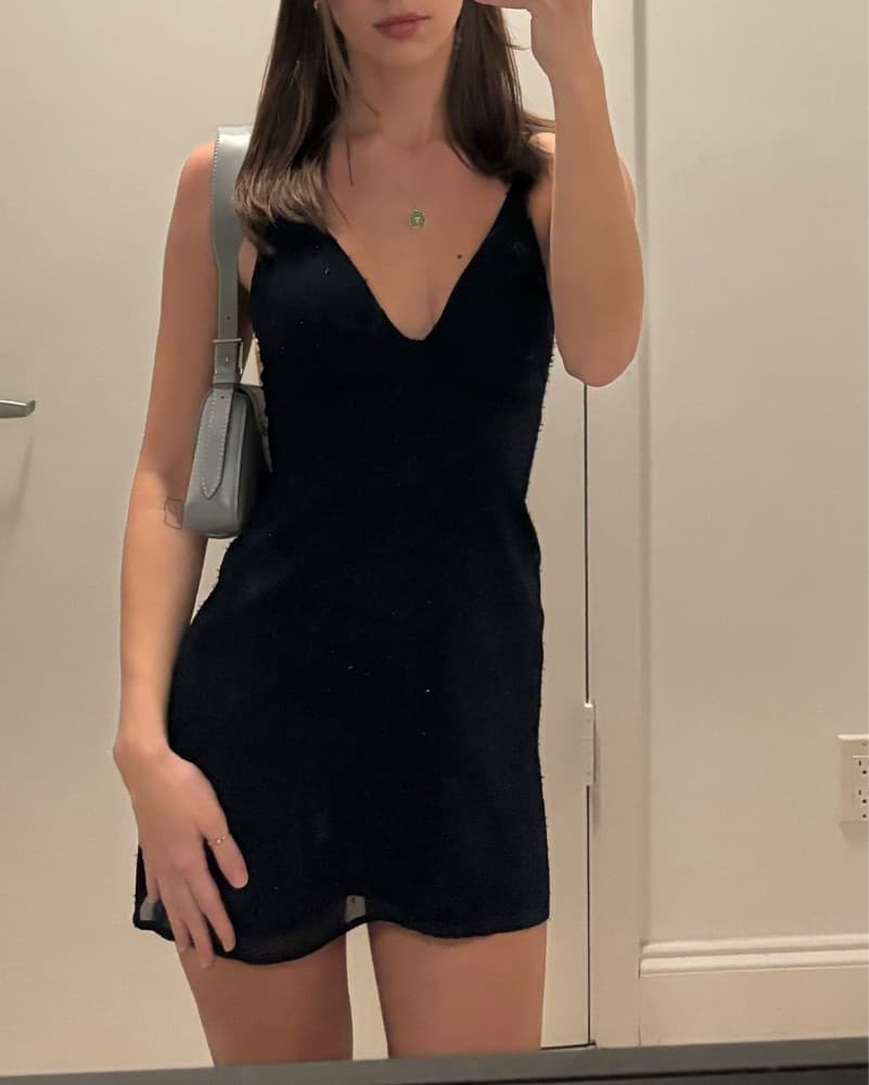 Superdown midnight blue mini dress - Image 1