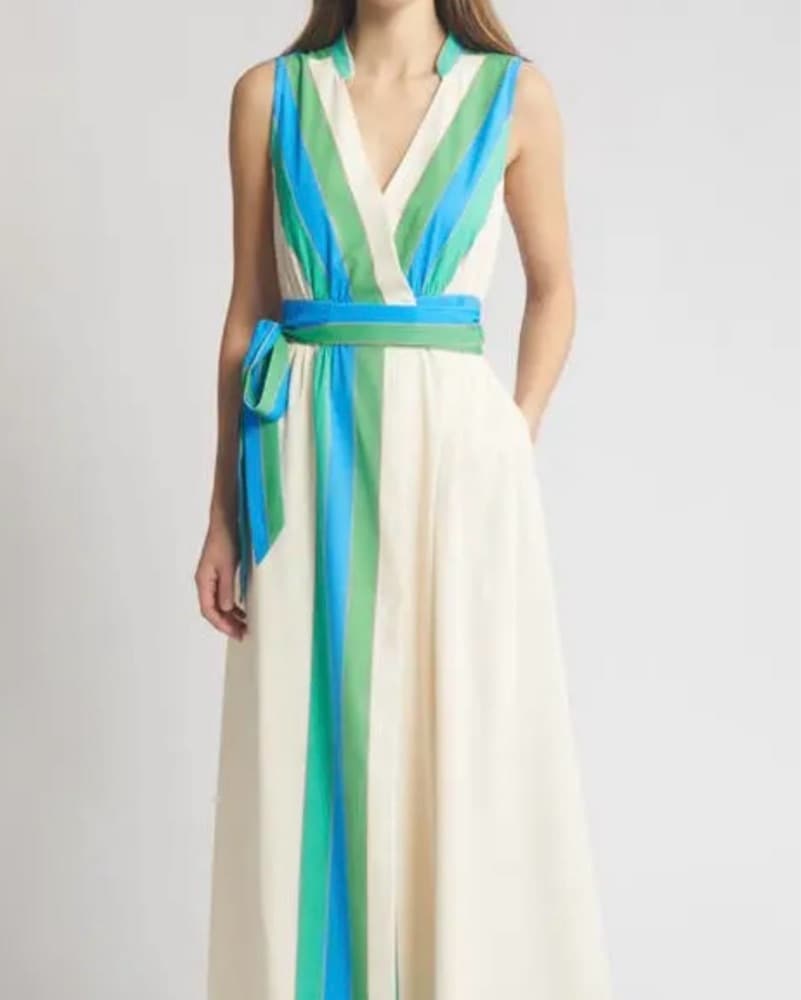 CIEBON Carmine Tie Belt Sleeveless Maxi  - Image 1