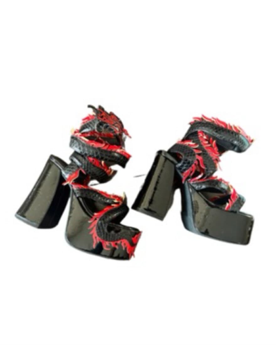 Dragon Wrap Around Heels  - Image 4
