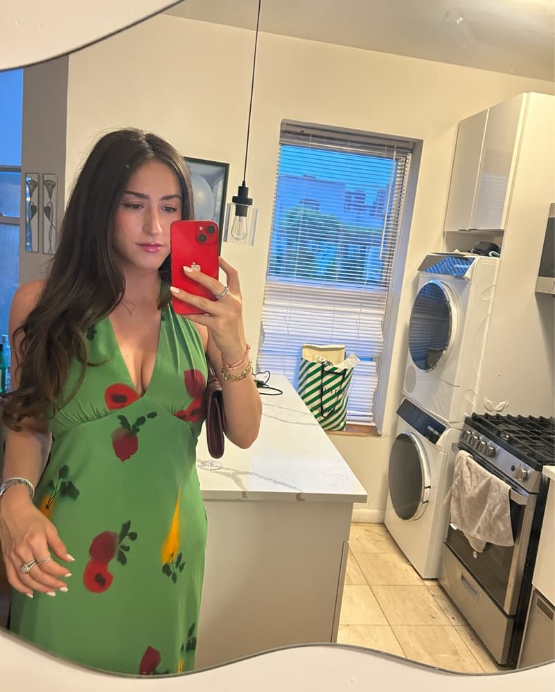 Staud Green Dress - Image 4